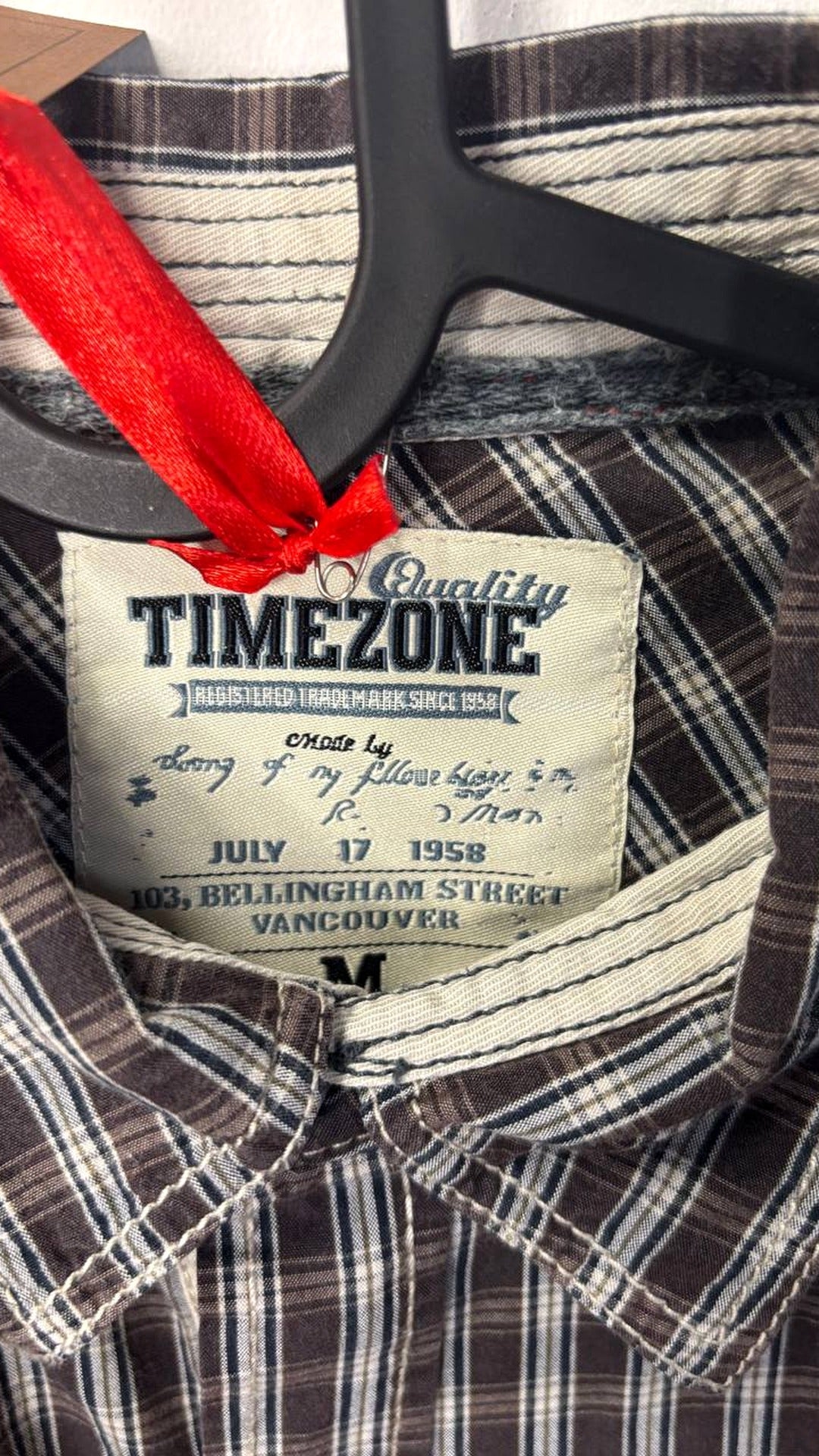 Timezone Shirt – vintage clothing at AMYPARFUME Belgrade