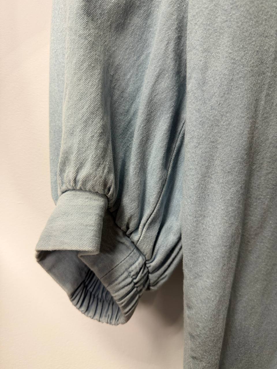 LIME Contrast-collar blouse