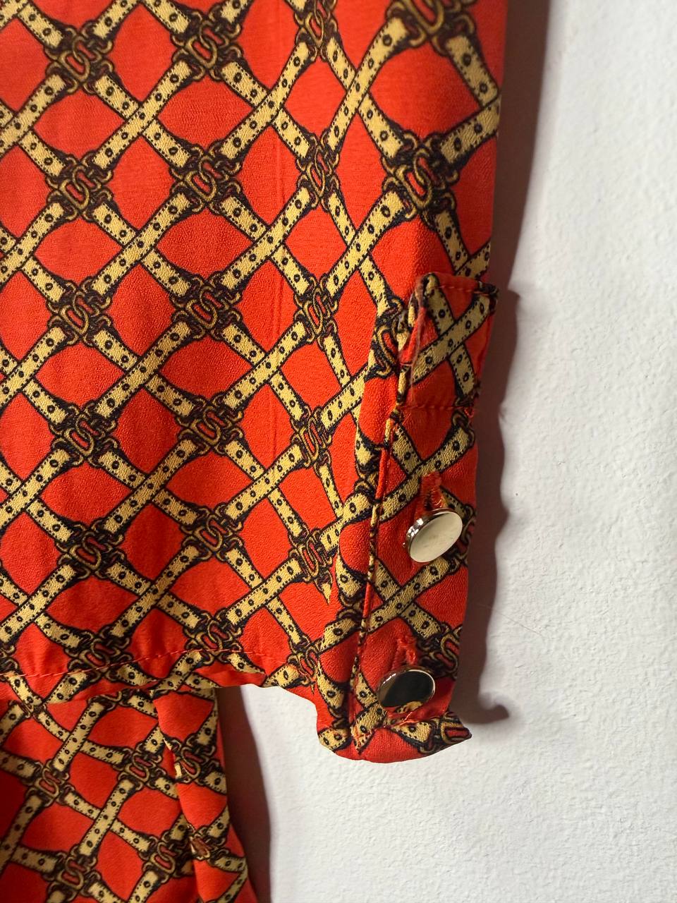 Cortefiel Geometric-print blouse