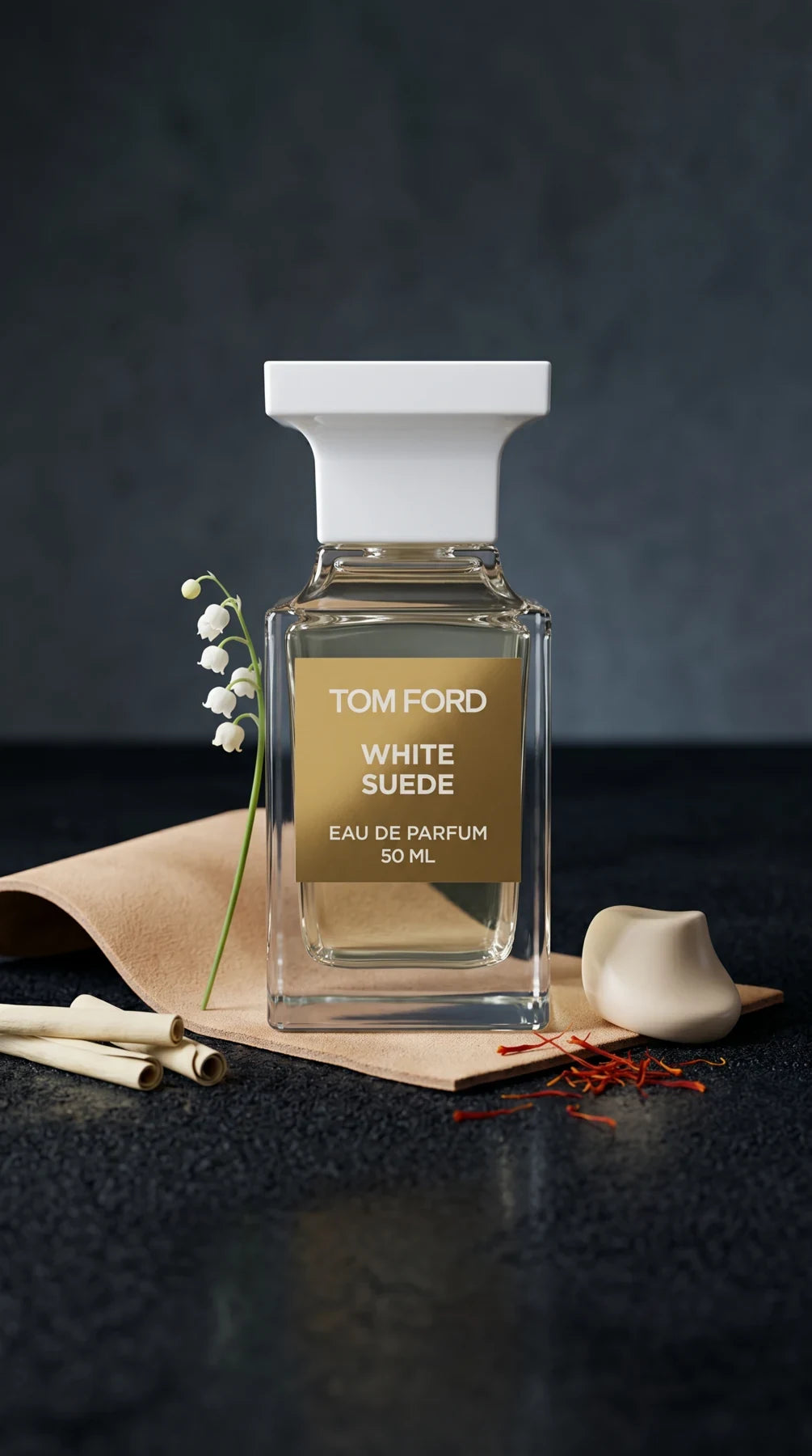 Tom Ford White Suede