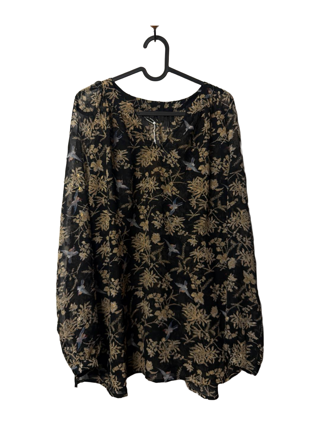 Norah Round-neck blouse