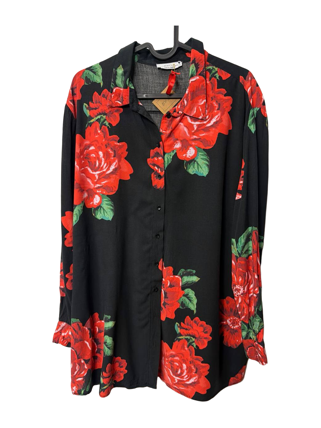 Reserved Stand-collar blouse