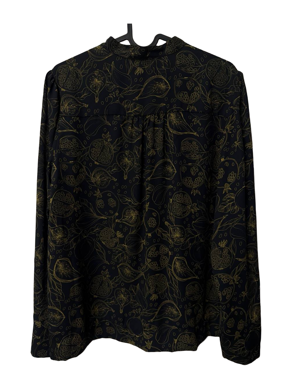 cop.copine Botanical outline-print blouse