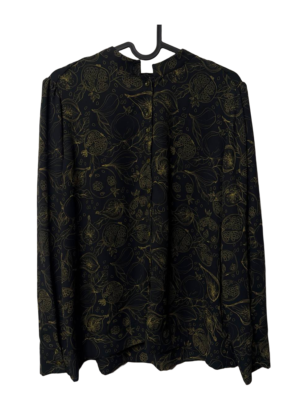 cop.copine Botanical outline-print blouse