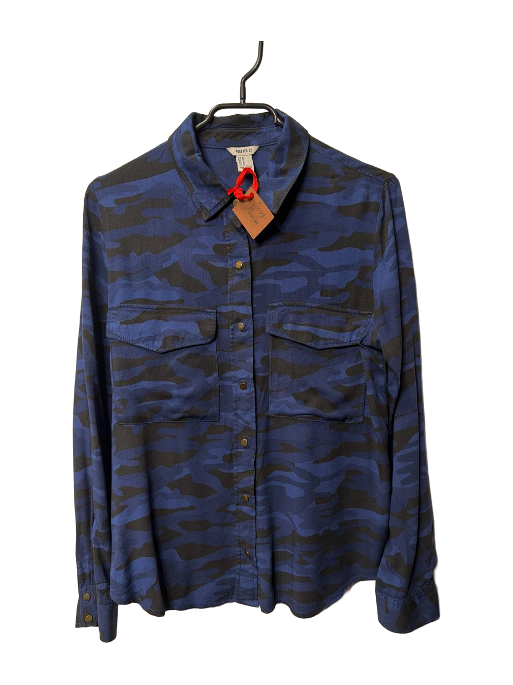 Forever 21 Camouflage-print shirt