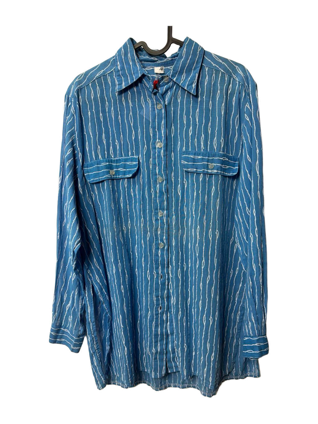 Без марки Vertical-stripe shirt