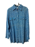 Без марки Vertical-stripe shirt