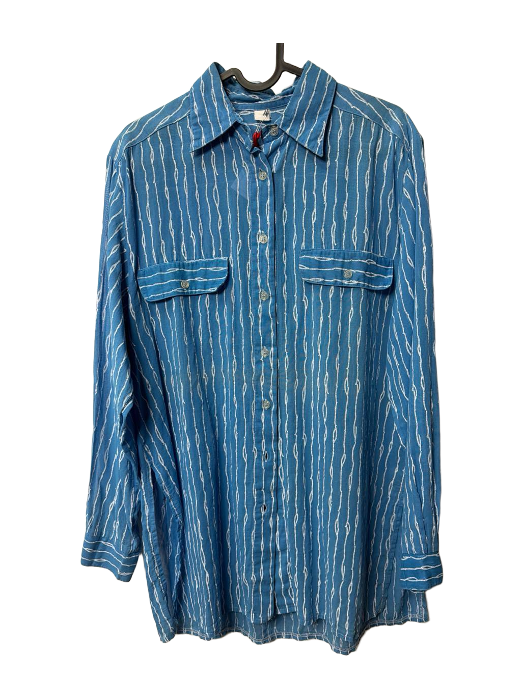 Без марки Vertical-stripe shirt