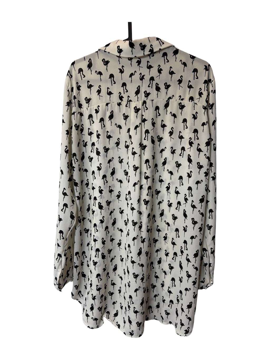 Zuiki Flamingo-print blouse