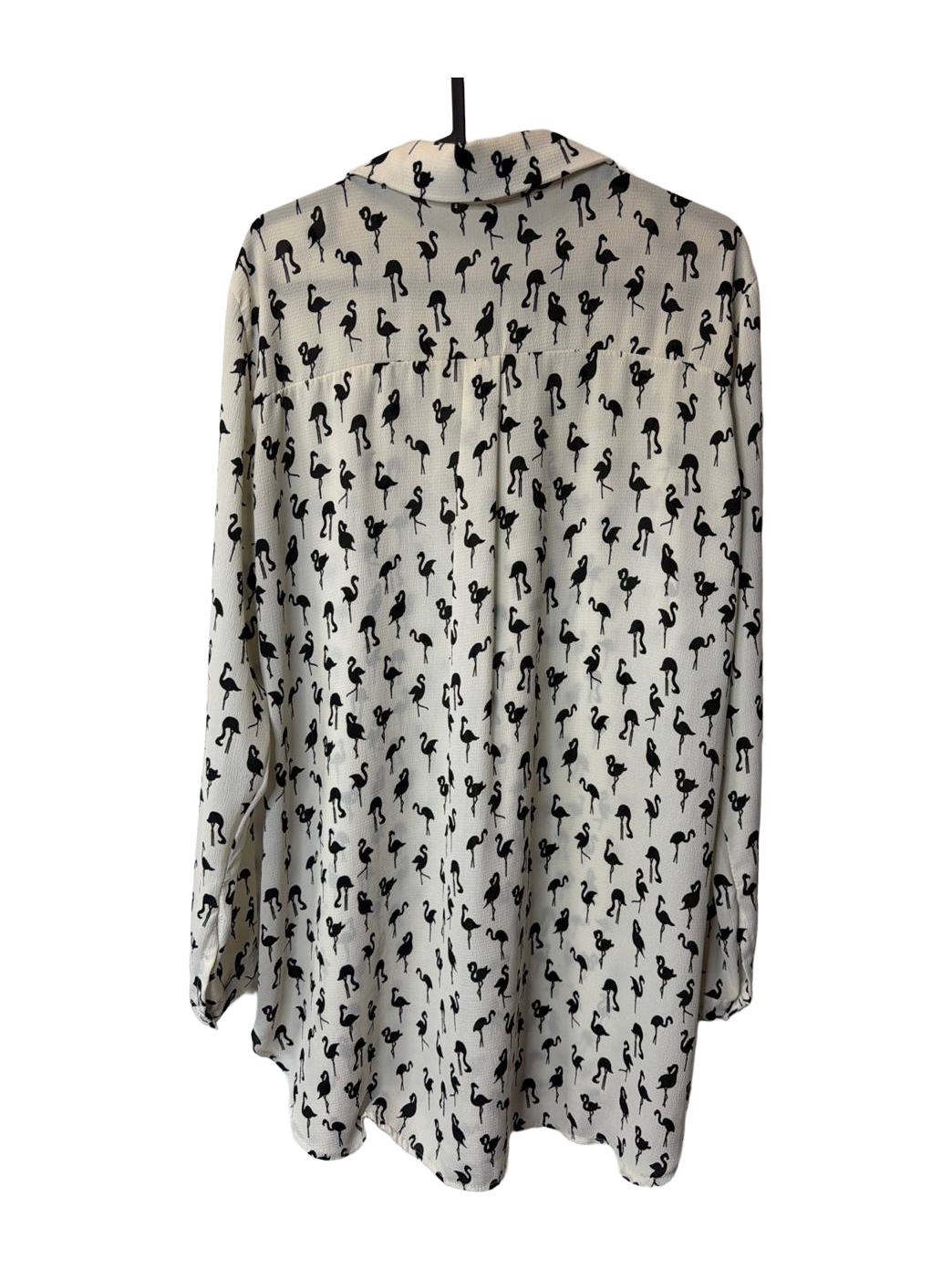 Zuiki Flamingo-print blouse