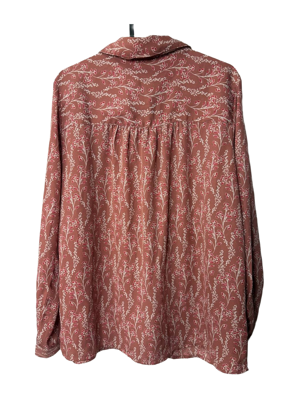 Tissaia Basic Small botanical-print blouse