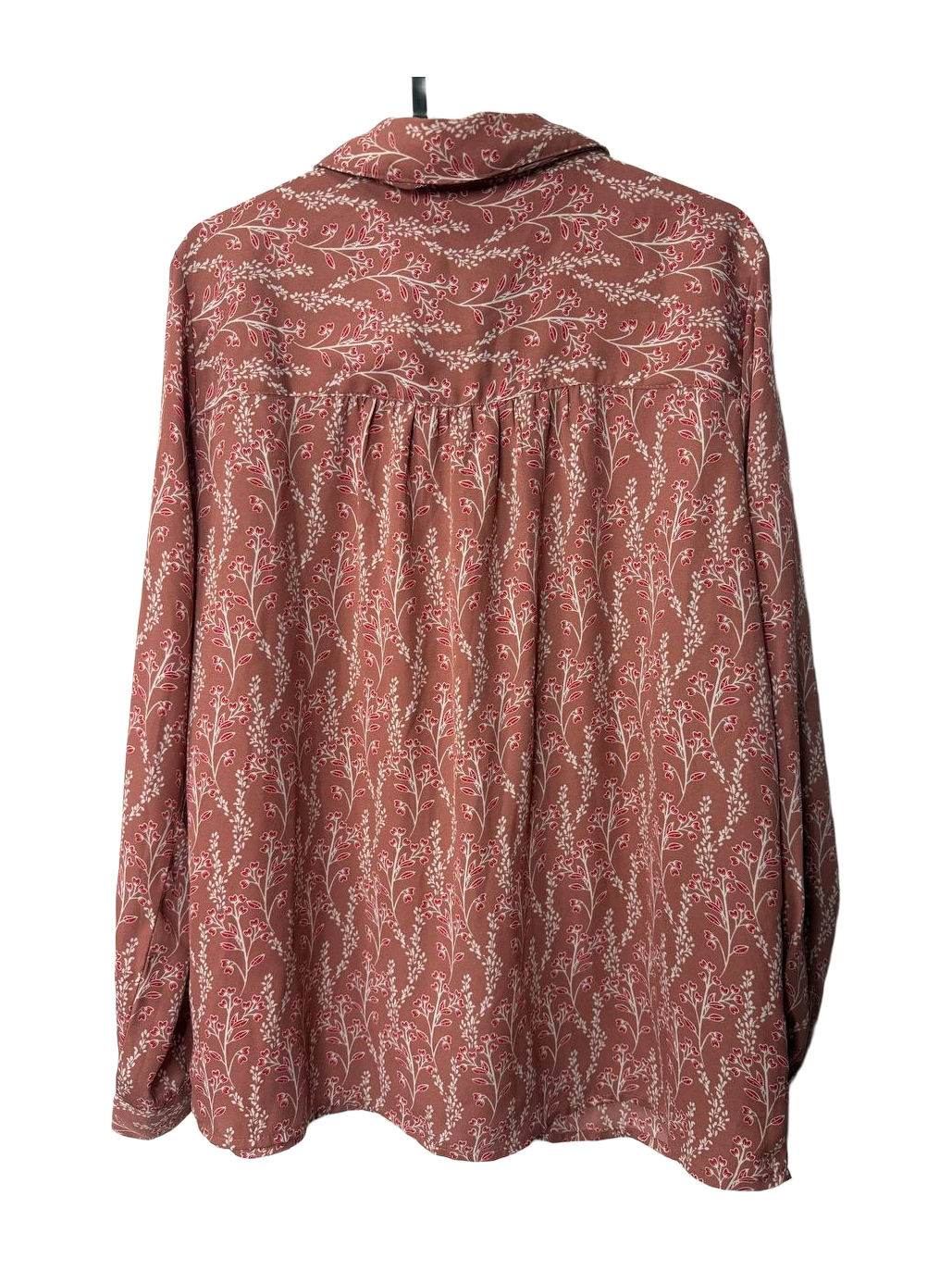 Tissaia Basic Small botanical-print blouse