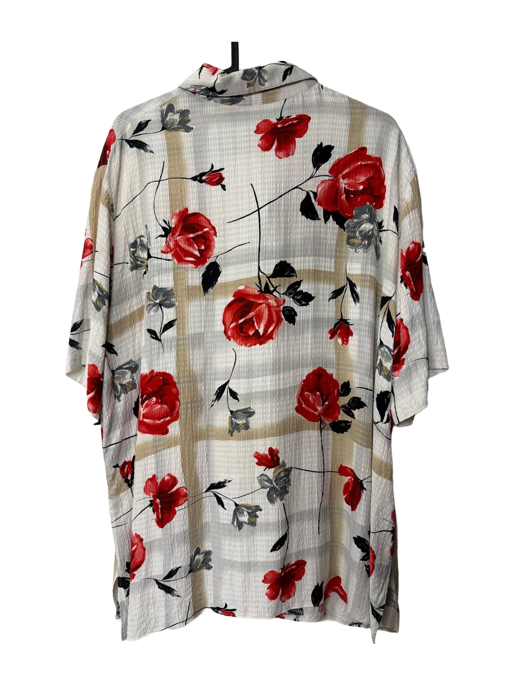 Belle Surprise Rose-and-check print shirt
