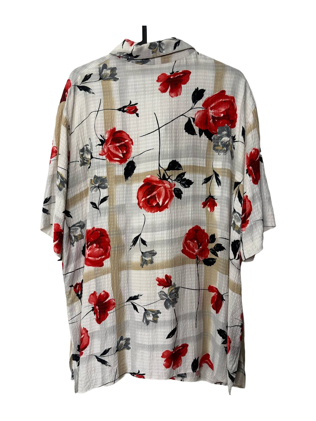 Belle Surprise Rose-and-check print shirt