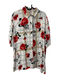 Belle Surprise Rose-and-check print shirt