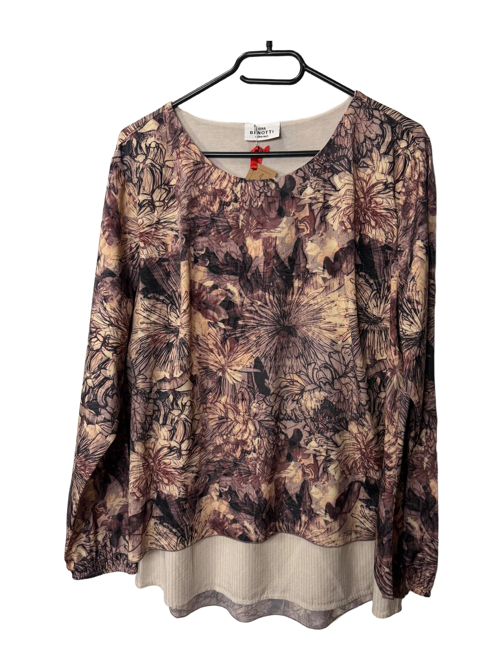 Gina Benotti Layered-hem blouse